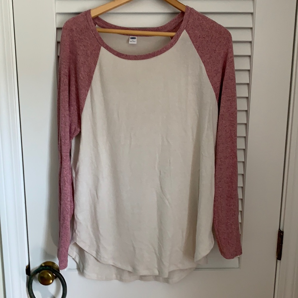 Cozy tunic style baseball T